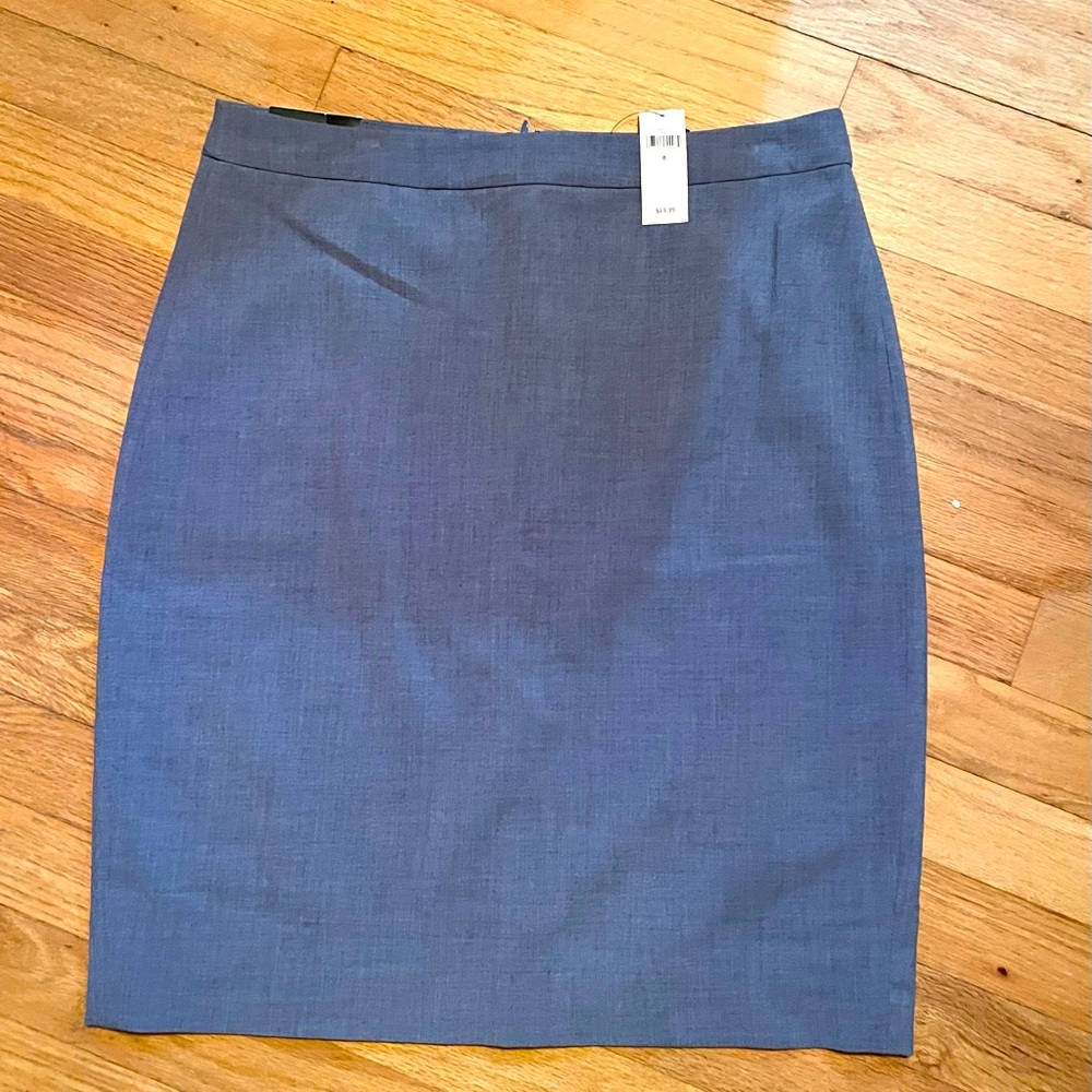 NEW Banana Republic light blue lined skirt size 8 NWT